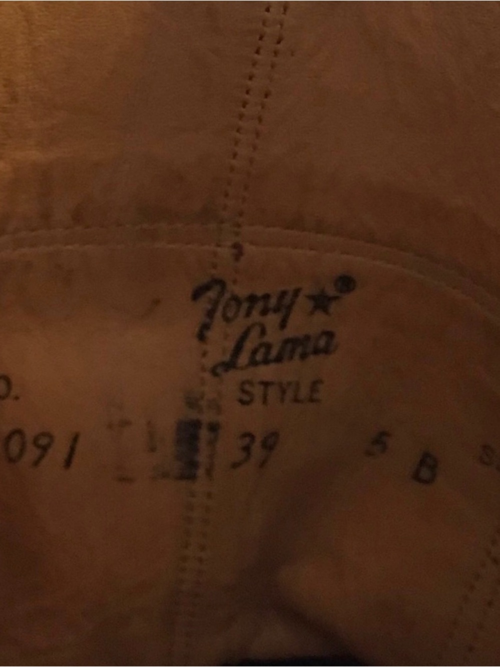 Tony Lama Red Leather Eel Western Boots - Picture 6 of 6